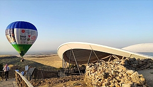 Göbeklitepe'de sıcak hava balon uçuşları resmen başladı