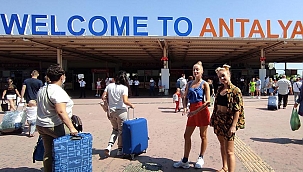 Antalya'ya 10 ayda gelen turist sayısı açıklandı