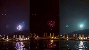 Vogue Hotel Supreme Bodrum'da yeni skandal! Yangın devam ederken havai fişekli kutlama