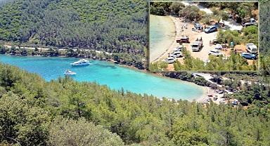 Bodrum'un Cennet Koyu ranta kurban gitti! Yapılaşma başladı