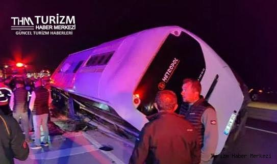 Öğrencileri taşıyan tur otobüsü kaza yaptı! Ölü ve yaralılar var
