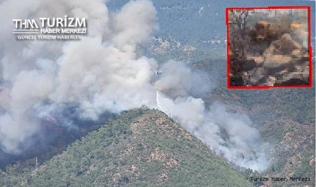 Marmaris'teki orman yangını ceset yakılırken çıkmış!