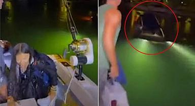 Navigasyona güvenen turist aracıyla birlikte denize uçtu!