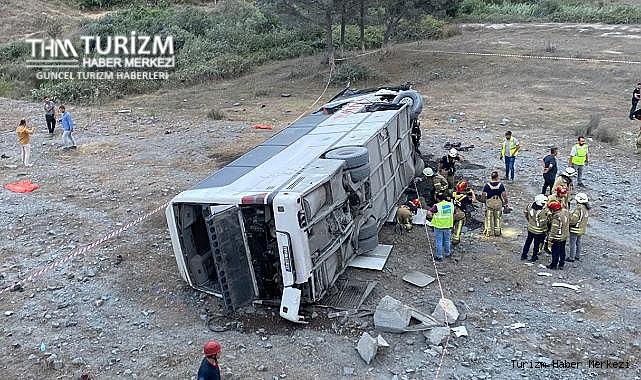 İstanbul Havalimanı personel servisi şarampole uçtu! Çok sayıda yaralı var