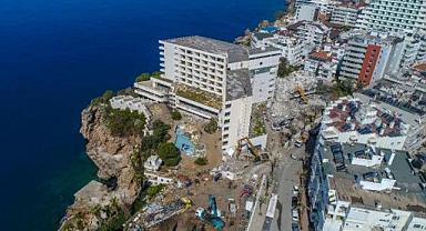Antalya'nın ilk 5 yıldızlı oteli Divan Talya Otel yapım süreci ile ilgili önemli gelişme!