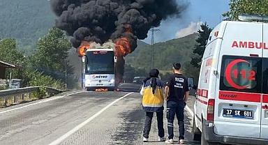 Metro Turizm otobüsü yine yandı!