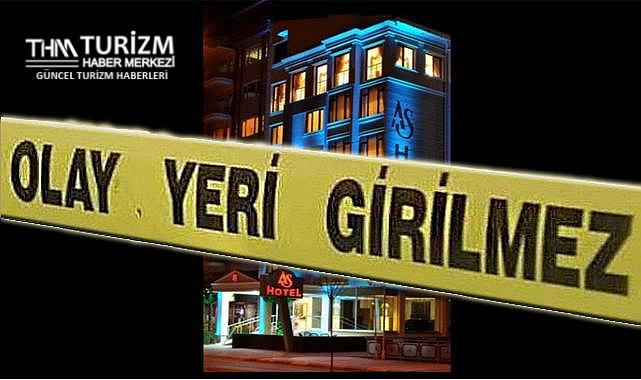 As Otel Afyon'da facia! Kat görevlisi kadın çalışan...