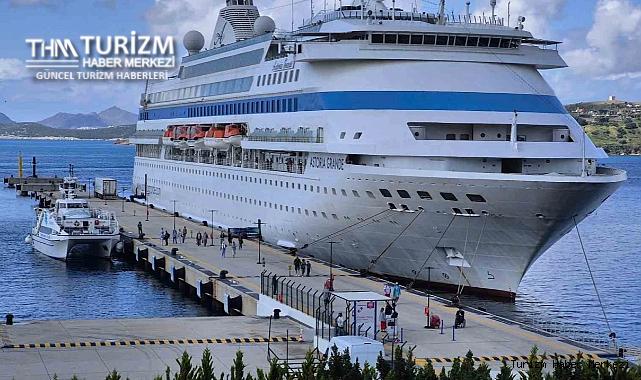 Bodrum sezonun ilk kruvaziyer gemisini karşıladı, sezon hareketli başladı!