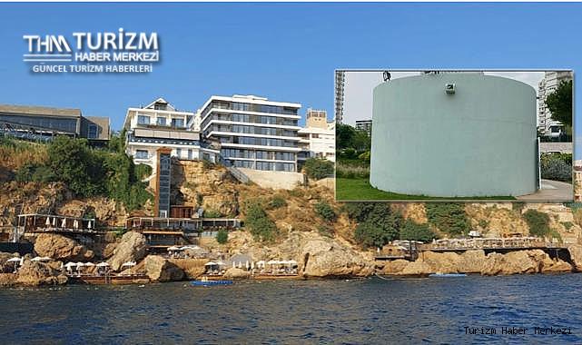 Antalya falezlere kaçak tünel yapan otel yetmemiş falezleri delip bir de asansör yapmış! Pes artık