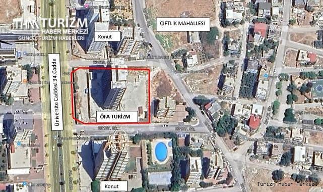 Öfa Turizm Mersin'de konut olarak başladığı inşaatı otele dönüştürüyor! 15 katlı, 126 odalı olacak