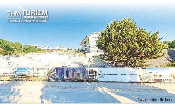 Viven İnşaat'ın Çeşme'de inşaatı yarım kalan oteli icradan satışa çıktı!