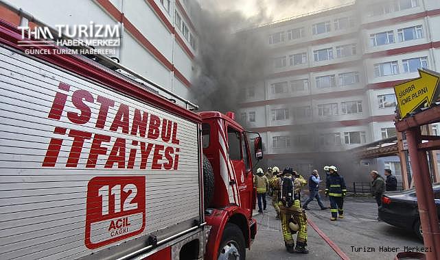 İstanbul'daki otelde yangın!