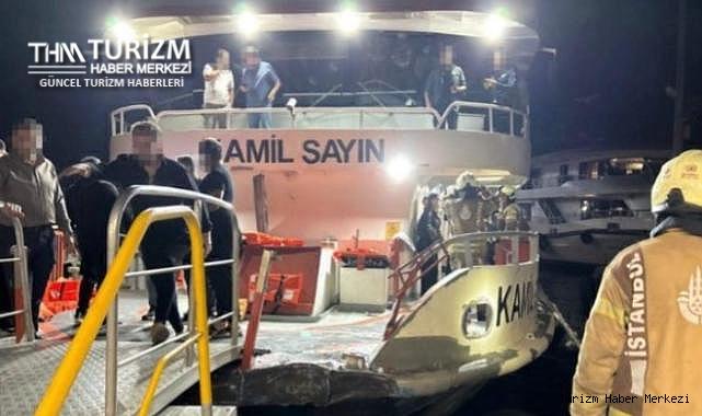 İstanbul Boğazı'nda facia! Yolcu motoru kuru yük gemisine çarptı