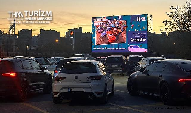 CSO Ada Ankara'da Arabalı Sinema Keyfi: "Arabalar" Açık Otopark'ta Gösterilecek